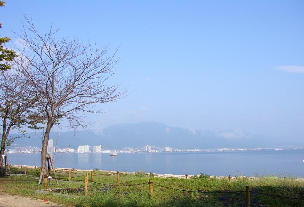 比叡山・びわ湖～なぎさ公園より